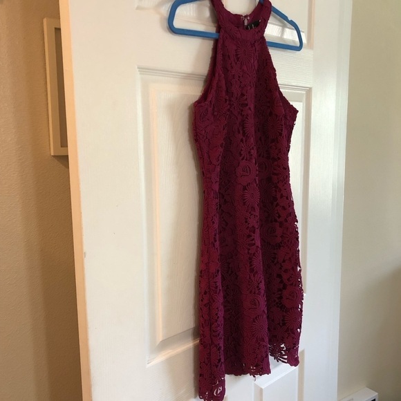 Lulus Love PoemMagenta dress size medium - Picture 3 of 16